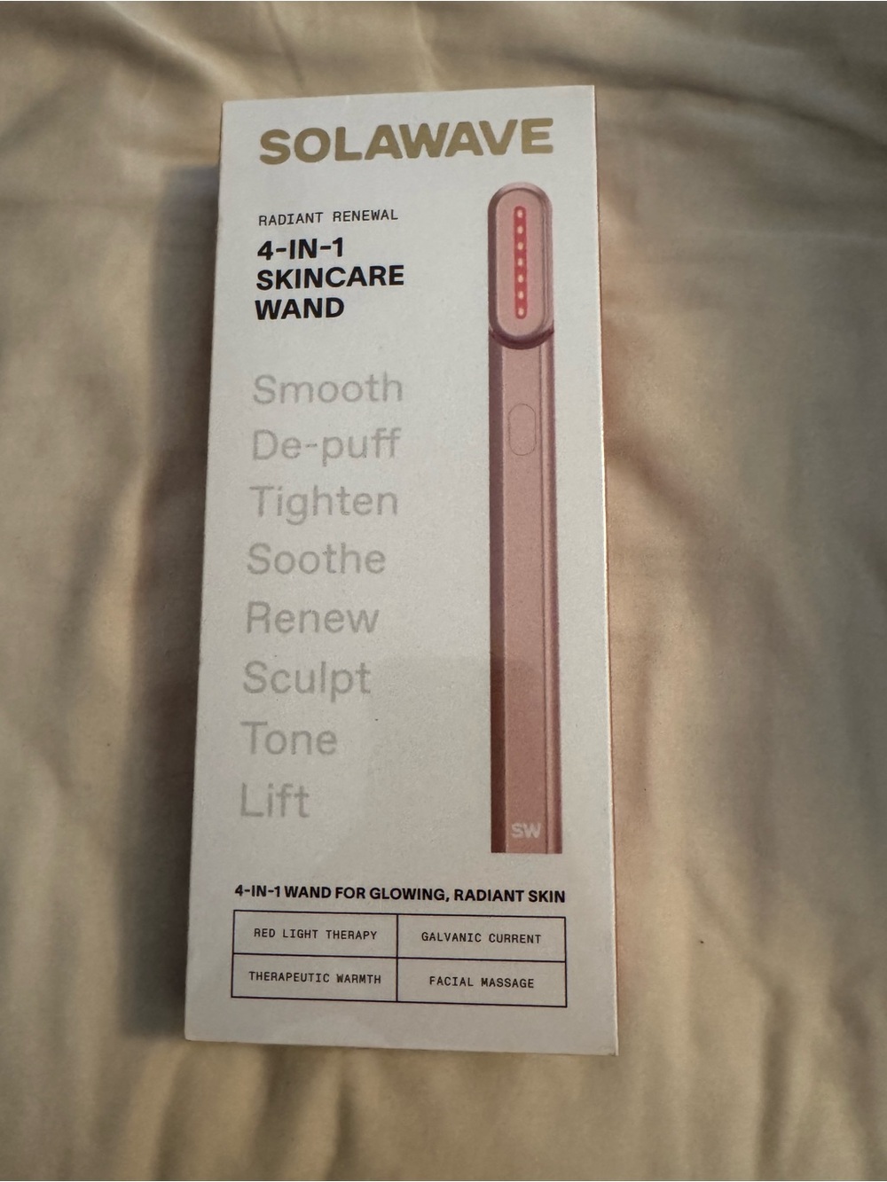 New! Solawave 4-in-1 Skincare Wand - Pink